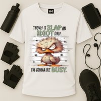 Today Is Slap An Idiot Day IM Gonna Be Busy Performance Shirt
