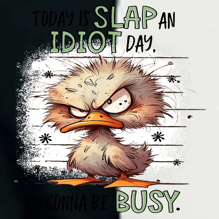 Today Is Slap An Idiot Day IM Gonna Be Busy Infant Baby Jersey Bodysuit