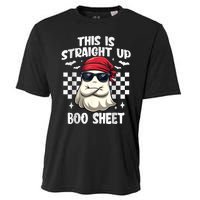 This Is Straight Up Boo Sheet Funny Halloween Cooling Performance Crew T-Shirt