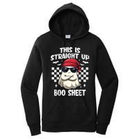 This Is Straight Up Boo Sheet Funny Halloween Women's Pullover Hoodie