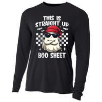 This Is Straight Up Boo Sheet Funny Halloween Cooling Performance Long Sleeve Crew