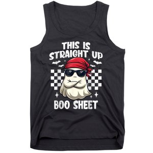 This Is Straight Up Boo Sheet Funny Halloween Tank Top