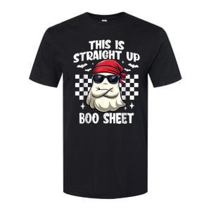 This Is Straight Up Boo Sheet Funny Halloween Softstyle CVC T-Shirt