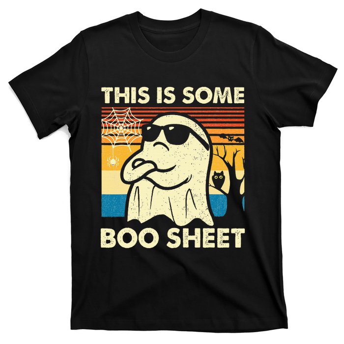 This is Some Boo Sheet Ghost Retro Funny Halloween T-Shirt