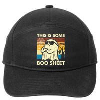 This is Some Boo Sheet Ghost Retro Funny Halloween 7-Panel Snapback Hat