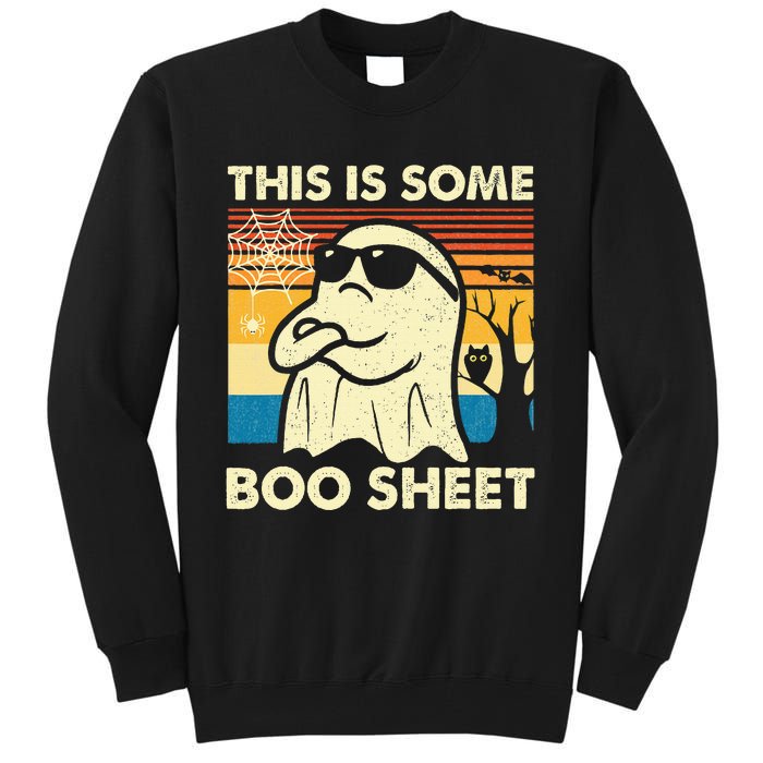 This is Some Boo Sheet Ghost Retro Funny Halloween Tall Sweatshirt