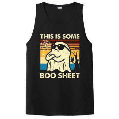 This is Some Boo Sheet Ghost Retro Funny Halloween PosiCharge Competitor Tank