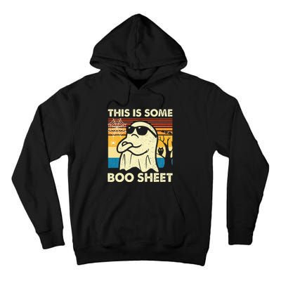 This is Some Boo Sheet Ghost Retro Funny Halloween Tall Hoodie