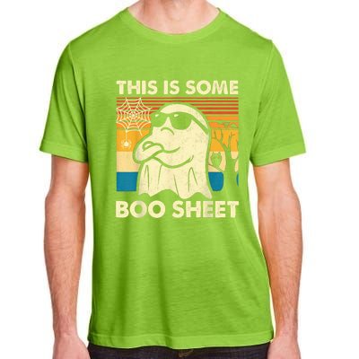 This Is Some Boo Sheet Ghost Retro Funny Halloween Adult ChromaSoft Performance T-Shirt