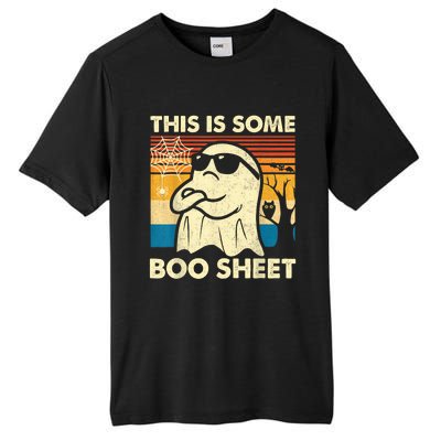 This Is Some Boo Sheet Ghost Retro Funny Halloween Tall Fusion ChromaSoft Performance T-Shirt