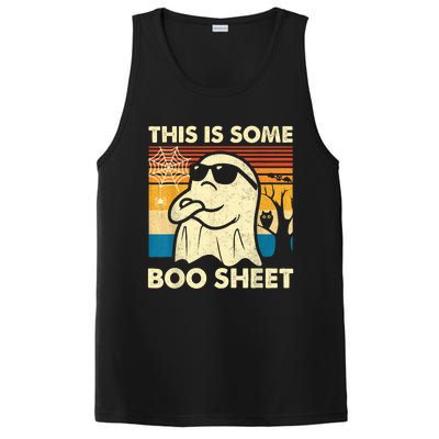 This Is Some Boo Sheet Ghost Retro Funny Halloween PosiCharge Competitor Tank