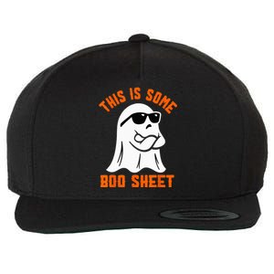 This Is Some Boo Sheet Cool Ghost Funny Halloween Costume Wool Snapback Cap