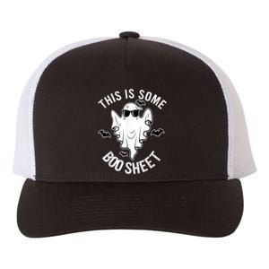 This Is Some Boo Sheet Ghost Halloween Costume Yupoong Adult 5-Panel Trucker Hat