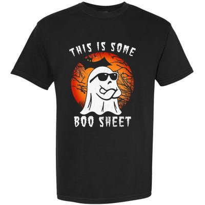 This Is Some Boo Sheet Halloween Ghost Funny Gifts Garment-Dyed Heavyweight T-Shirt