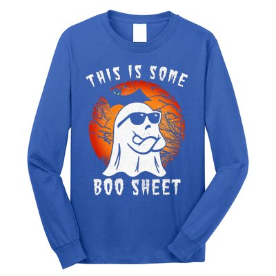 This Is Some Boo Sheet Halloween Ghost Funny Gifts Long Sleeve Shirt