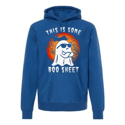 This Is Some Boo Sheet Halloween Ghost Funny Gifts Premium Hoodie