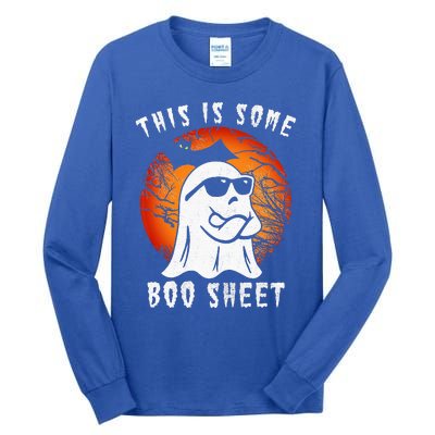 This Is Some Boo Sheet Halloween Ghost Funny Gifts Tall Long Sleeve T-Shirt