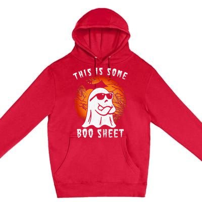 This Is Some Boo Sheet Halloween Ghost Funny Gifts Premium Pullover Hoodie