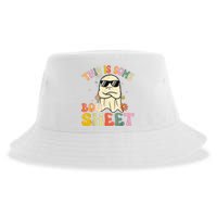 This Is Some Boo Sheet Groovy Ghost Funny Halloween Costume Sustainable Bucket Hat