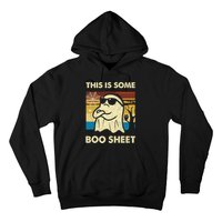 This Is Some Boo Sheet Ghost Retro Funny Halloween Hoodie