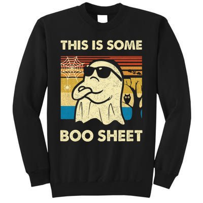 This Is Some Boo Sheet Ghost Retro Funny Halloween Sweatshirt