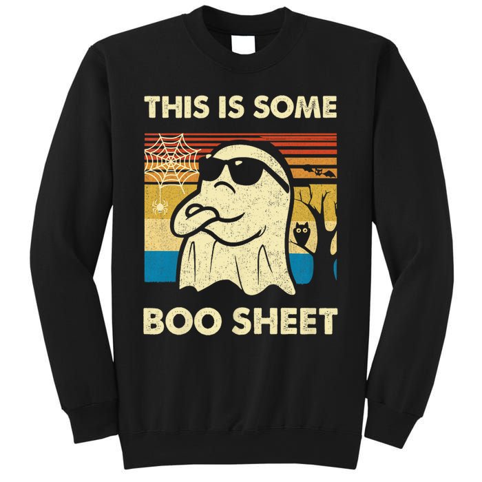 This Is Some Boo Sheet Ghost Retro Funny Halloween Sweatshirt