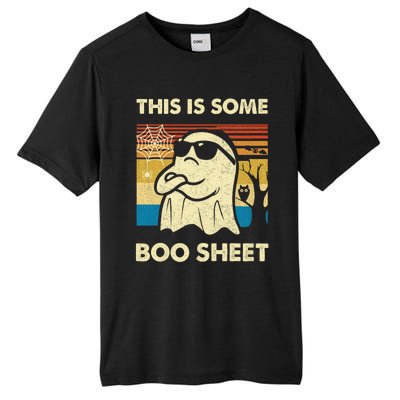 This Is Some Boo Sheet Ghost Retro Funny Halloween Tall Fusion ChromaSoft Performance T-Shirt