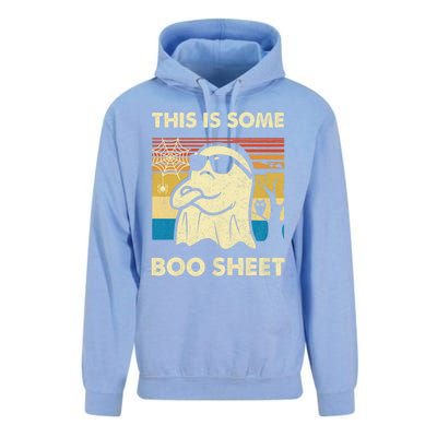 This Is Some Boo Sheet Ghost Retro Funny Halloween Unisex Surf Hoodie