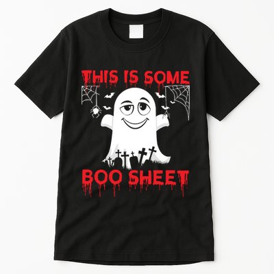 This Is Some Boo Sheet Funny Halloween Ghost Gift Tall T-Shirt