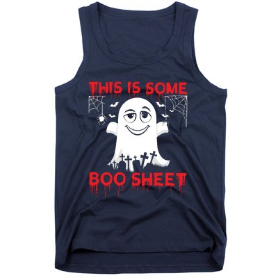 This Is Some Boo Sheet Funny Halloween Ghost Gift Tank Top