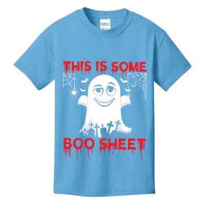 This Is Some Boo Sheet Funny Halloween Ghost Gift Kids T-Shirt