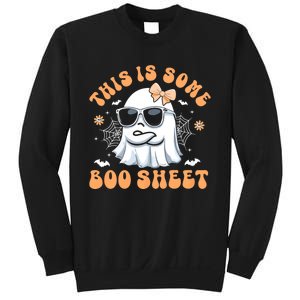 This Is Some Boo Sheet Women Cute Ghost Halloween Sweatshirt