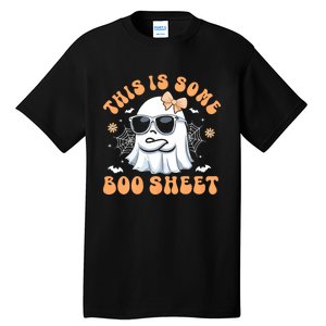 This Is Some Boo Sheet Women Cute Ghost Halloween Tall T-Shirt