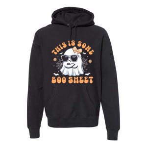 This Is Some Boo Sheet Women Cute Ghost Halloween Premium Hoodie