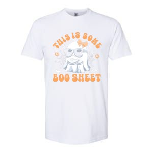 This Is Some Boo Sheet Women Cute Ghost Halloween Softstyle CVC T-Shirt