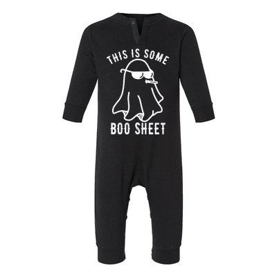 This Is Some Boo Sheet Funny Ghost Infant Fleece One Piece