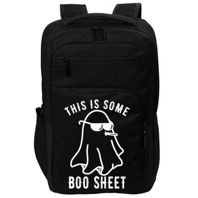 This Is Some Boo Sheet Funny Ghost Impact Tech Backpack