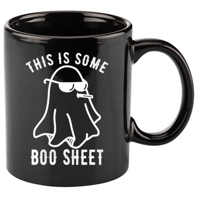 This Is Some Boo Sheet Funny Ghost 11oz C Handle Ceramic Mug
