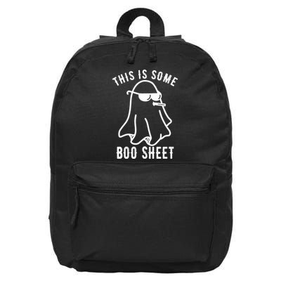 This Is Some Boo Sheet Funny Ghost 16 in Basic Backpack