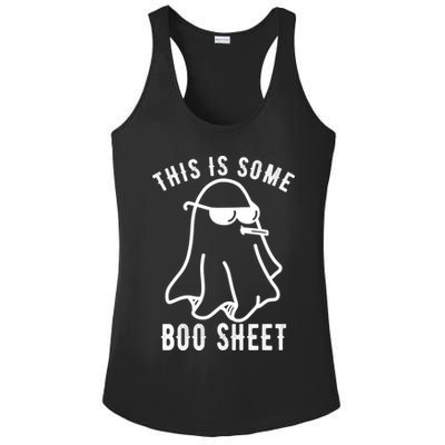 This Is Some Boo Sheet Funny Ghost Ladies PosiCharge Competitor Racerback Tank