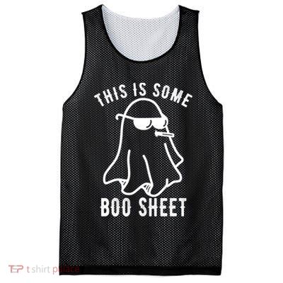 This Is Some Boo Sheet Funny Ghost Mesh Reversible Basketball Jersey Tank