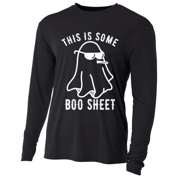 This Is Some Boo Sheet Funny Ghost Cooling Performance Long Sleeve Crew
