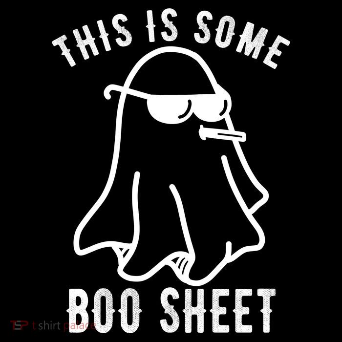 This Is Some Boo Sheet Funny Ghost Pom Pom 12in Knit Beanie