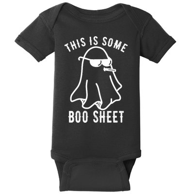 This Is Some Boo Sheet Funny Ghost Baby Bodysuit