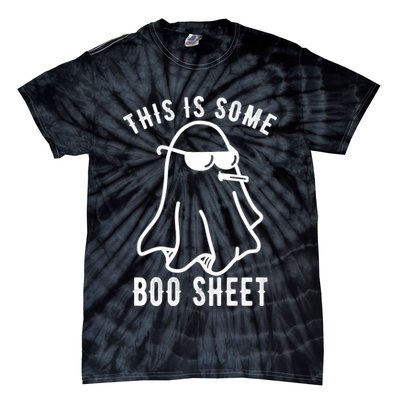 This Is Some Boo Sheet Funny Ghost Tie-Dye T-Shirt
