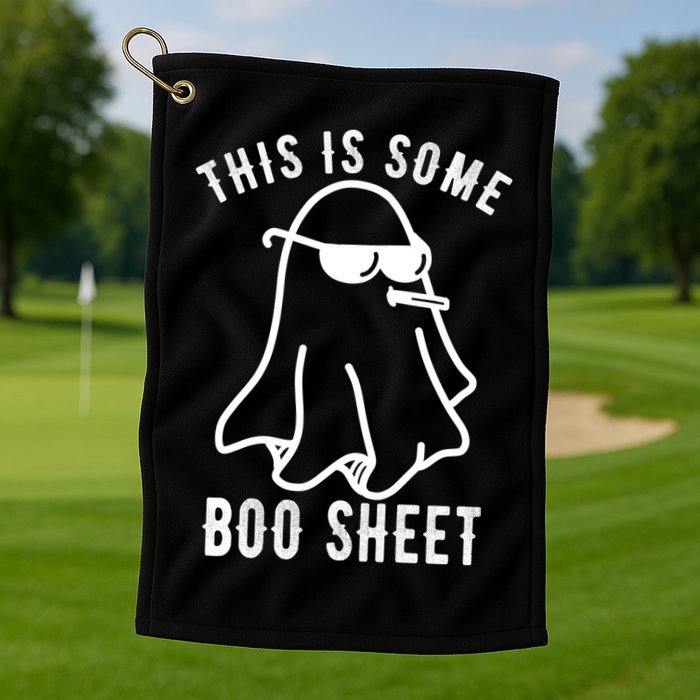 This Is Some Boo Sheet Funny Ghost Golf Towel