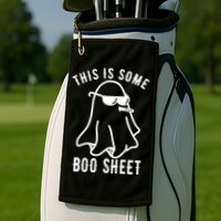 This Is Some Boo Sheet Funny Ghost Golf Towel