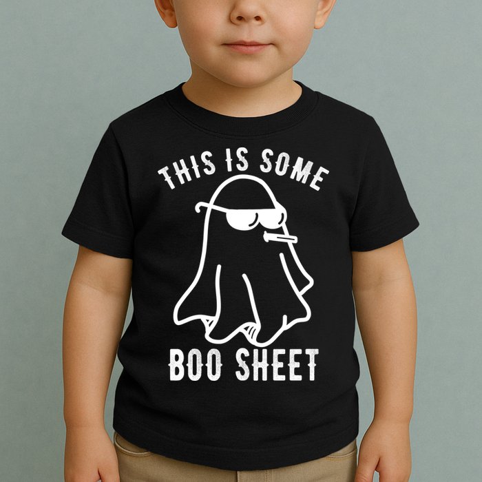 This Is Some Boo Sheet Funny Ghost Toddler T-Shirt