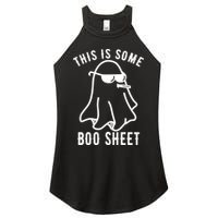 This Is Some Boo Sheet Funny Ghost Women's Perfect Tri Rocker Tank