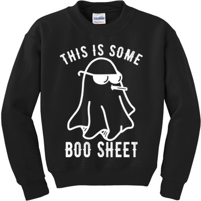 This Is Some Boo Sheet Funny Ghost Kids Sweatshirt